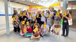Cerca de 50 pessoas idosas participaram do sarau literário promovido pelo Centro de Convivência e Fortalecimento de Vínculos (Cecon) de Brazlândia | Fotos: Divulgação