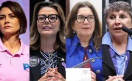 Michelle Bolsonaro (PL), Leila Barros (PDT), Bia Kicis (PL) e Erika Kokay (PT) • Divulgação, Carlos Moura/Agência Senado, Renato Araújo / Câmara dos Deputados e Kayo Magalhães / Câmara dos deputados